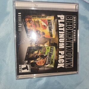 Delta Force Blackhawk Down Platinum Pack 2 Discs w Case and Key Code 2004 LN